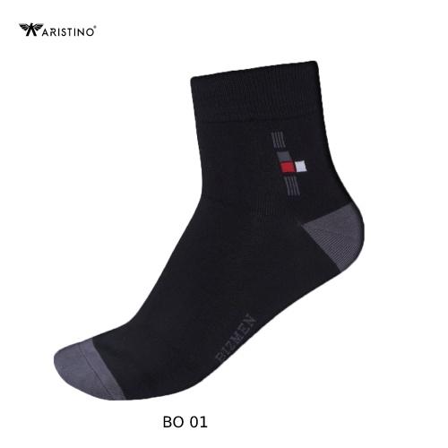 Tất Nam BIZMEN Cổ Cao ARISTINO Sợi Tre Cao Cấp, Kháng Khuẩn Khử Mùi Tốt BO01/04