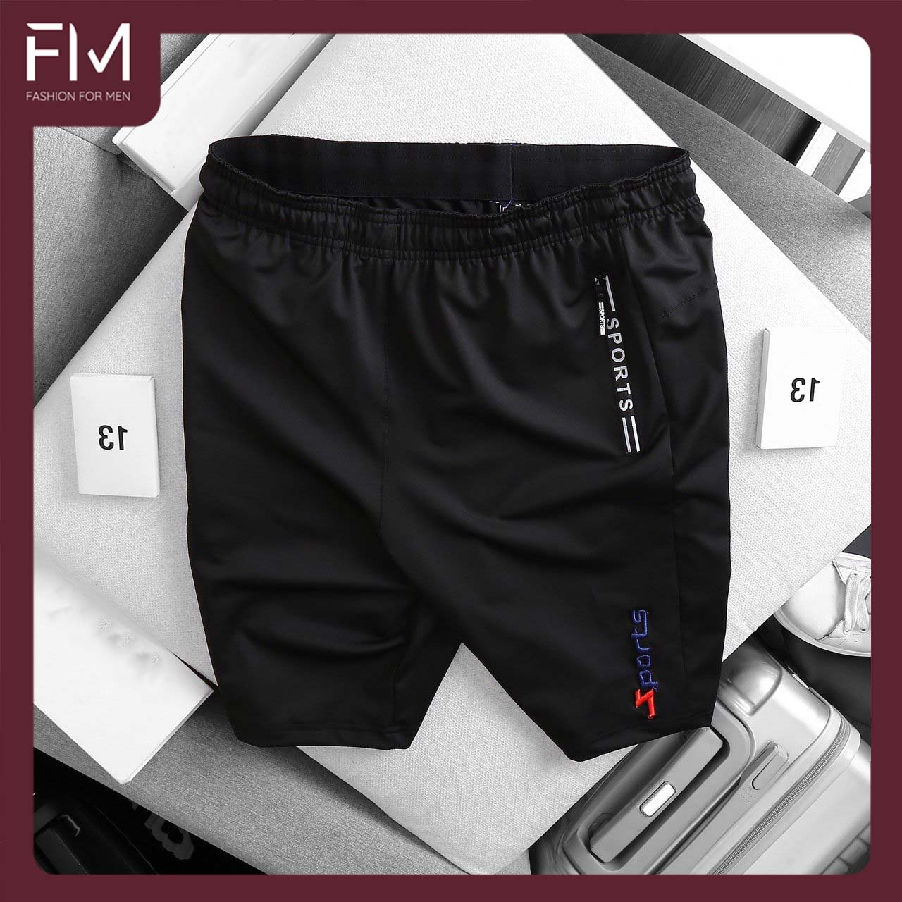 Quần short nam thể thao thun lạnh cao cấp thoải mái, năng động, trẻ trung – FORMEN SHOP – FM1PS090