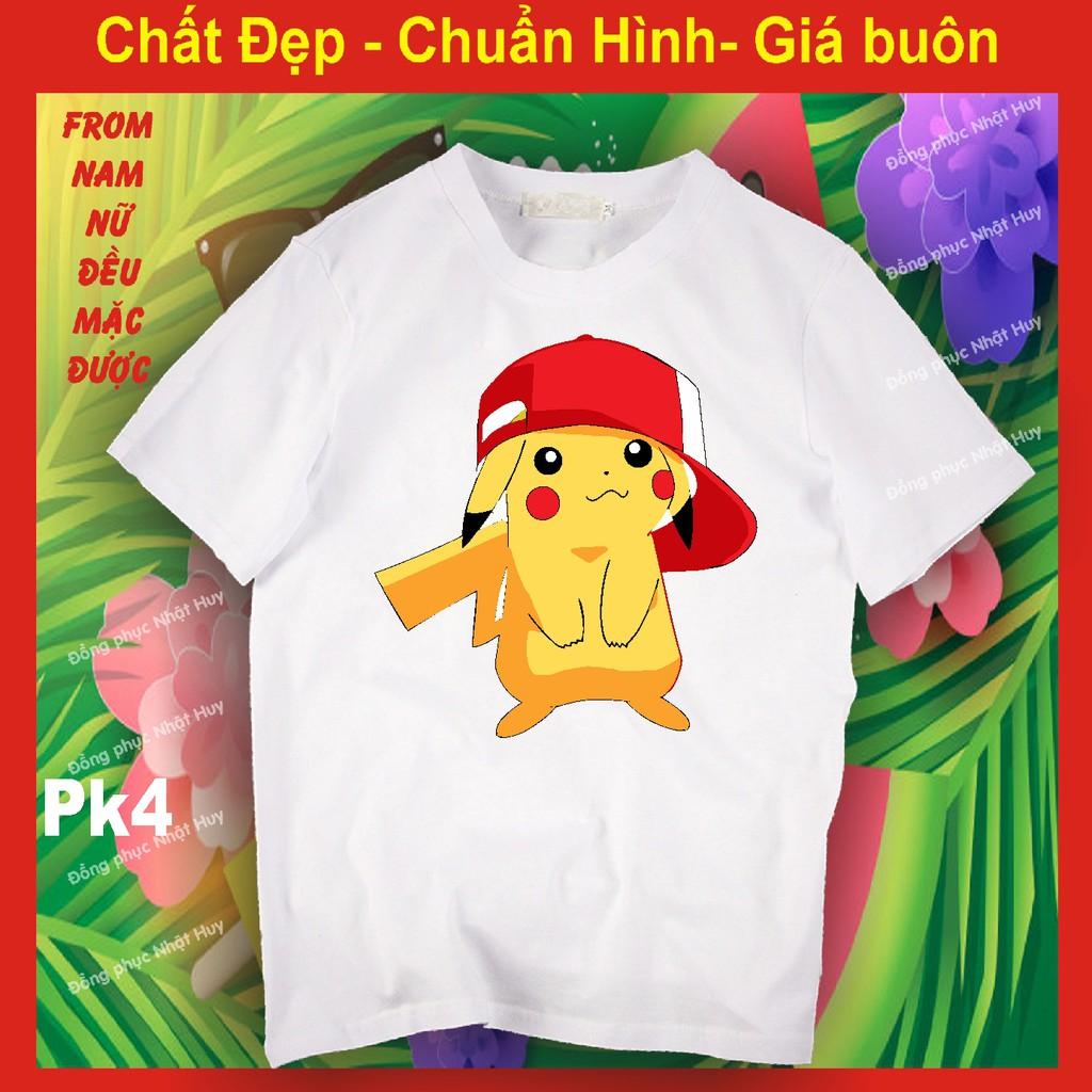 áo thun pikachu 1, chất đẹp bao đổi trả