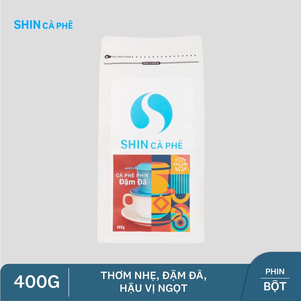 SHIN Cà Phê - Cà phê Đậm Đà 400g bột - Cà phê pha phin