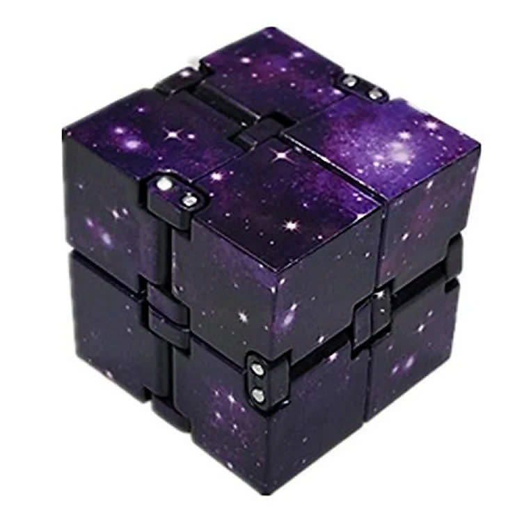 Đồ chơi Khối quay lập phương Infinity Cube Vô Cực Thần Kỳ TÍM GALAXY