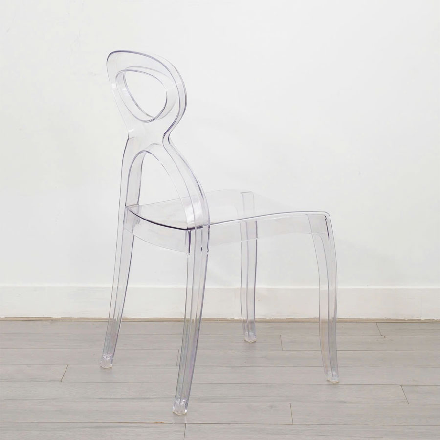 Ghế ăn nhựa trong suốt CC01002-PC Nội thất Capta hcm