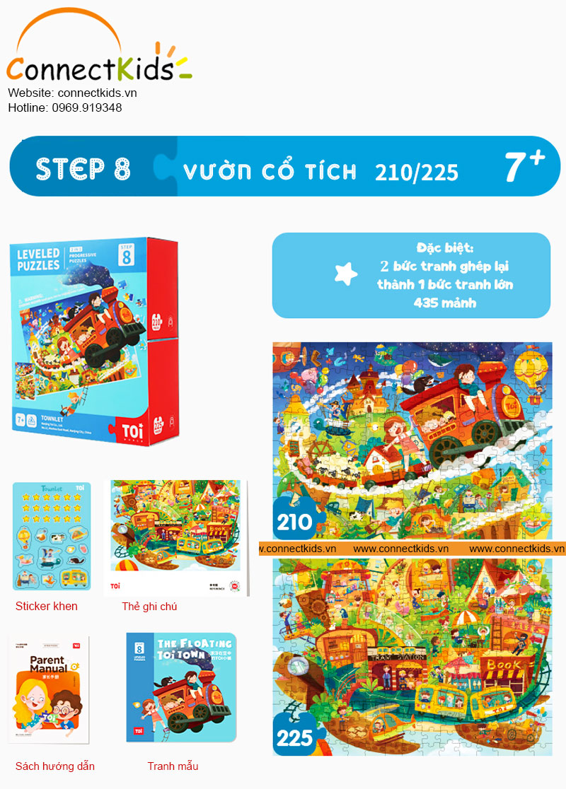 Bộ xếp hình Toi cấp độ 8