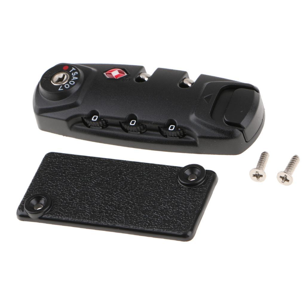 Secure Luggage 3 Digit Combination Lock Suitcase Bag Code Lock Padlock