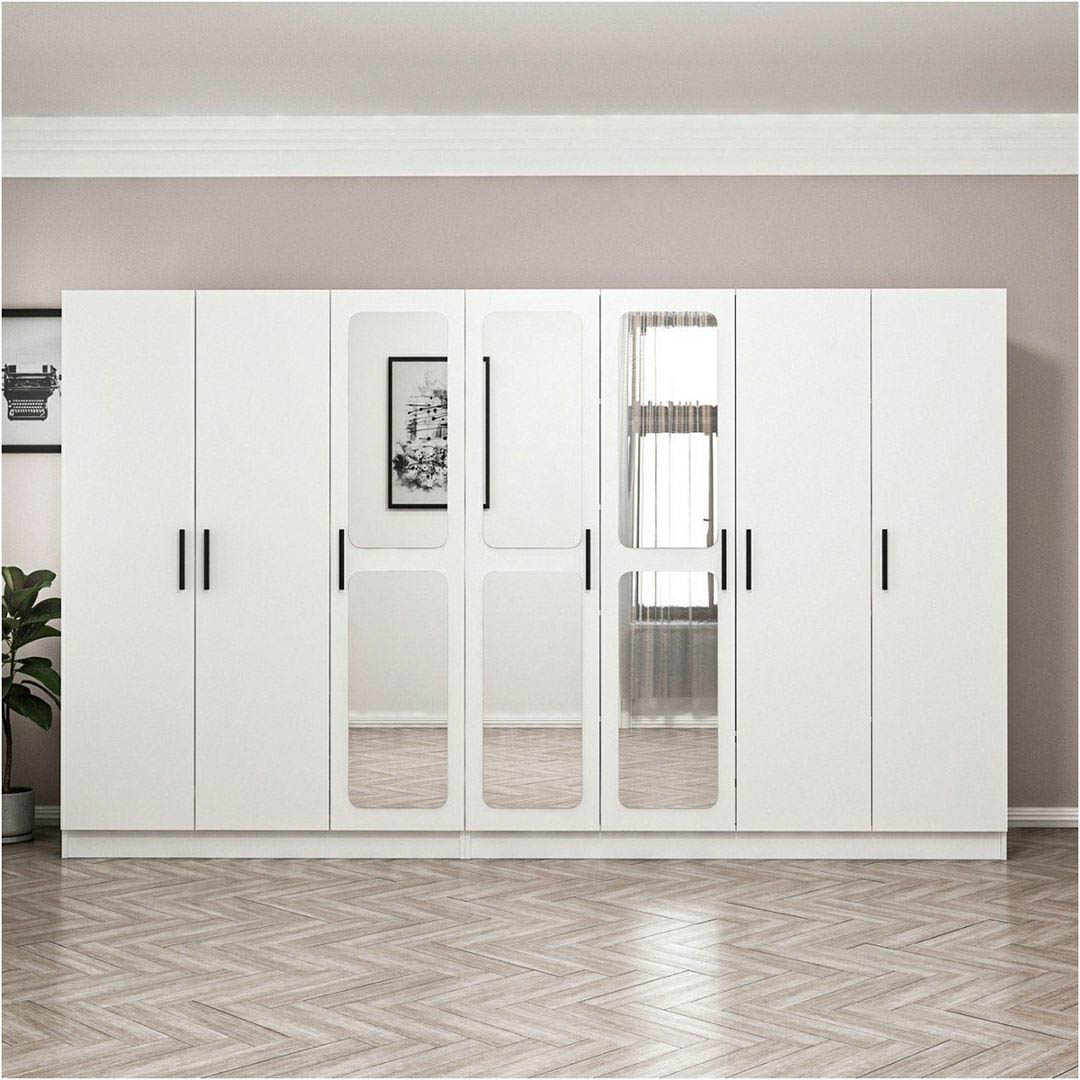 Tủ quần áo gỗ MDF cốt lõi xanh cao cấp SMLIFE Cuambo