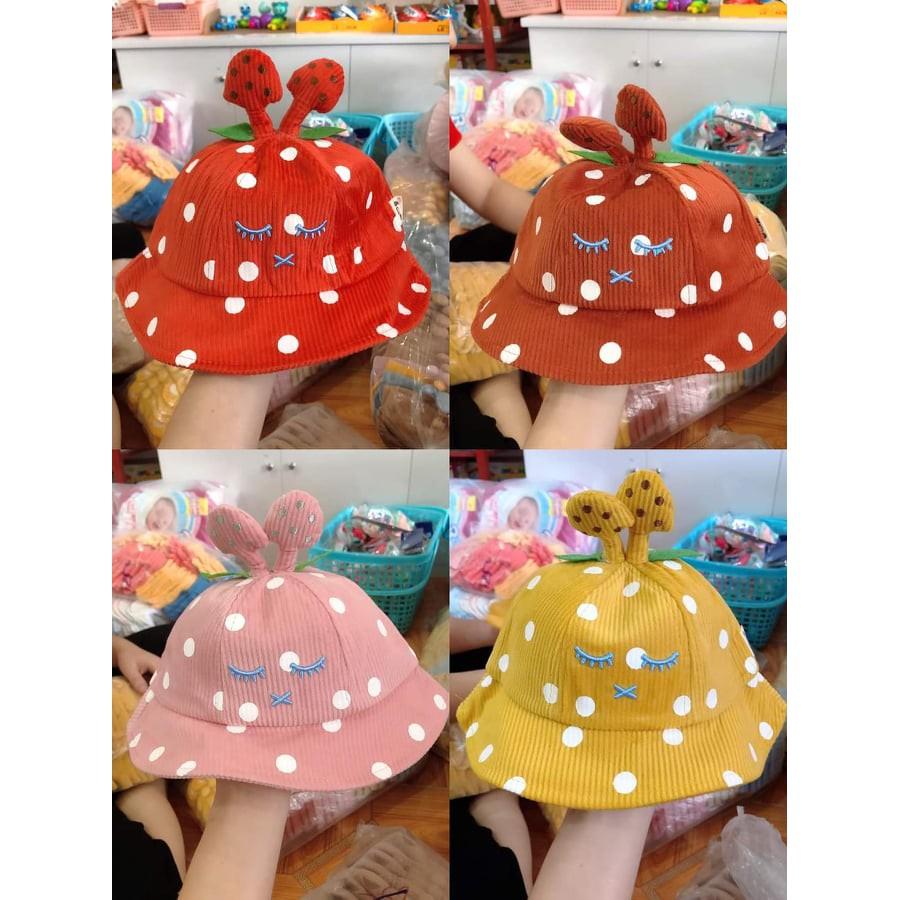 MŨ VÀNH TRÒN NHUNG CHO BÉ YÊU TỪ 1 ĐẾN 3 TUỔI