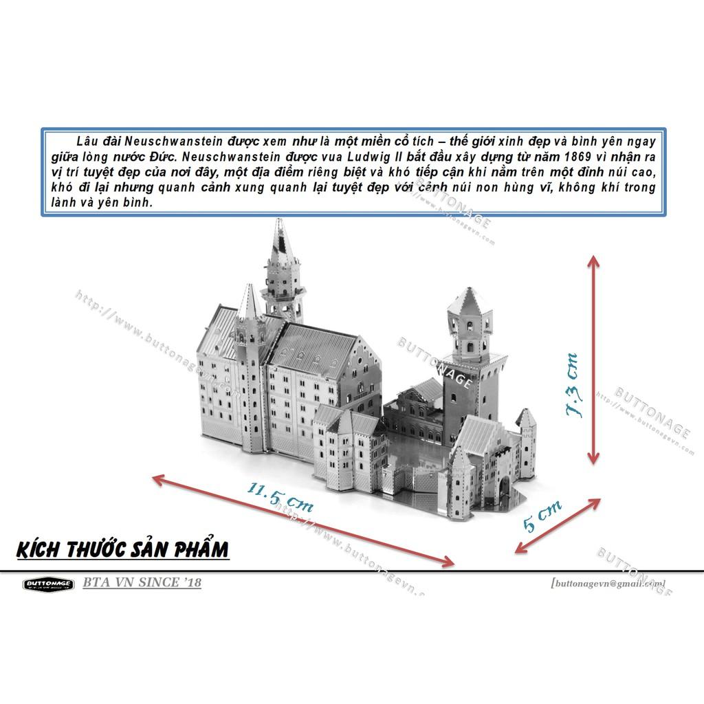 Mô Hình Lắp Ráp 3d Lâu đài Neuschwanstein - Đức