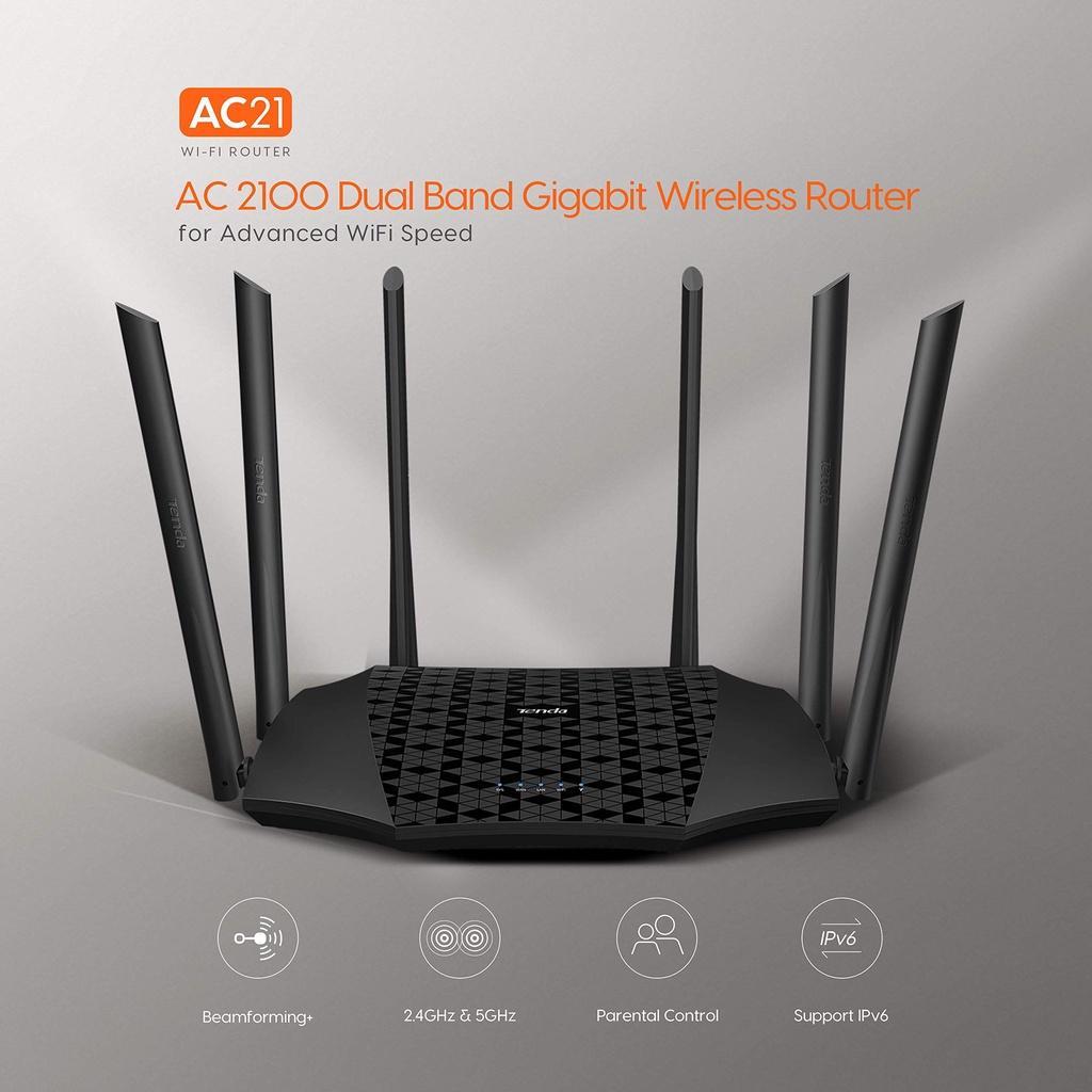 Router Wifi Tenda AC21 băng tần cao AC2100 - HÀNG CHÍNH HÃNG