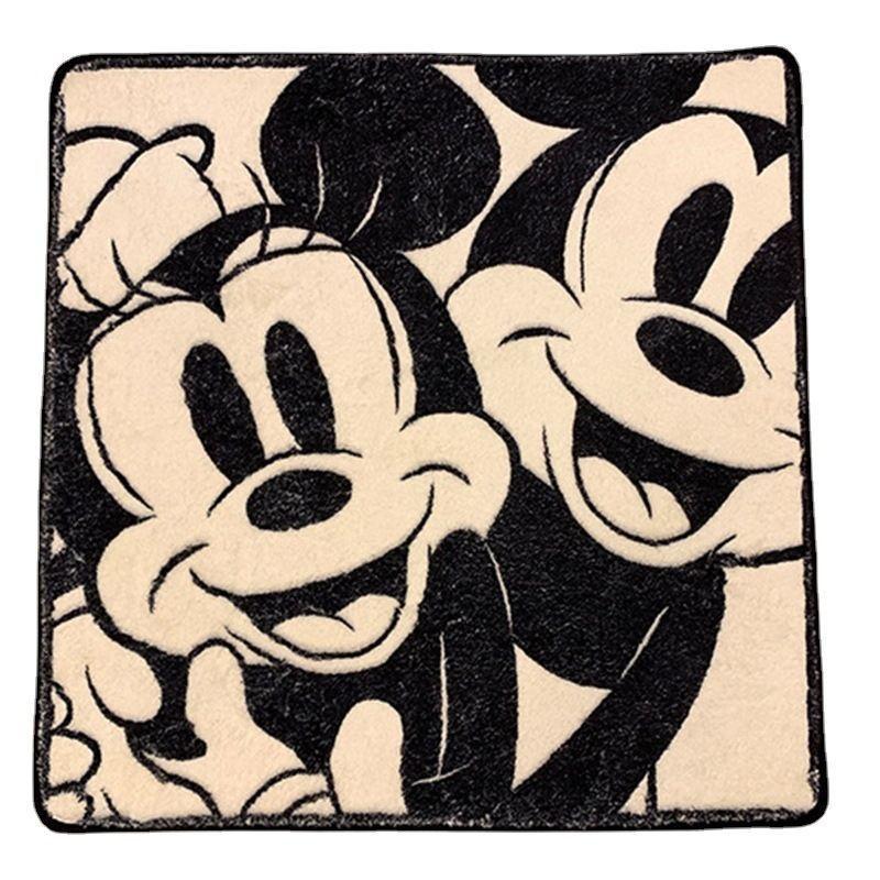 Thảm Trải Sàn Phòng Khách Hình Vuông / Dài In Hình Mickey Minnie Giặt Máy Được Tiện Dụng
