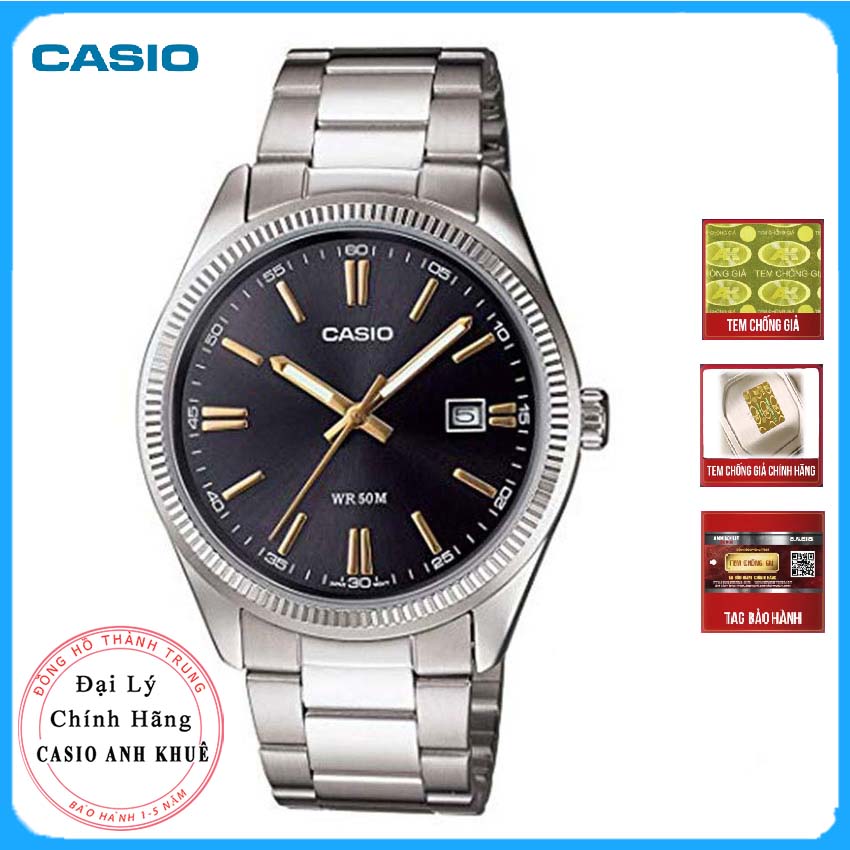 Hình ảnh Đồng Hồ Nam Casio Dây Kim Loại MTP-1302D-1A2VDF