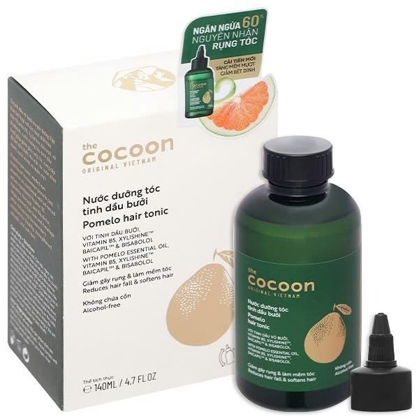 Tinh Dầu Bưởi Dưỡng Tóc Cocoon Thuần Chay 140Ml