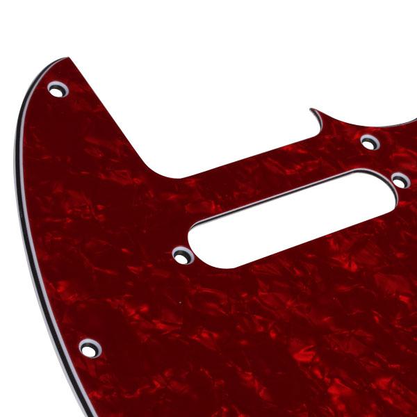 RED Pearl Pickguard SCRATCHPLATE 8 holes FOR Guitar