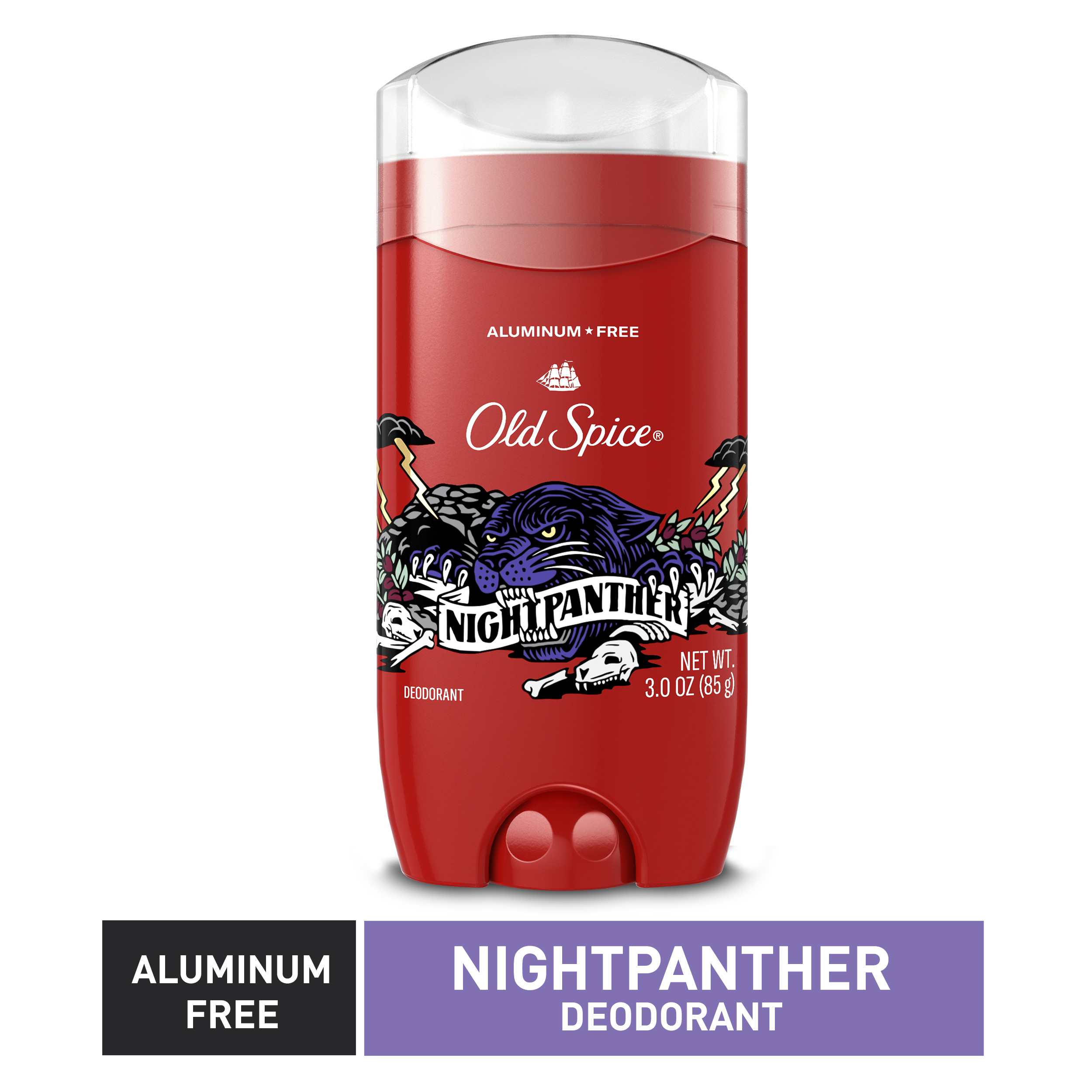 Lăn Khử Mùi Old Spice Wild Collection Night Panther 73Gr (Sáp Trắng)( không có tem phụ-không xuất hóa đơn đỏ )