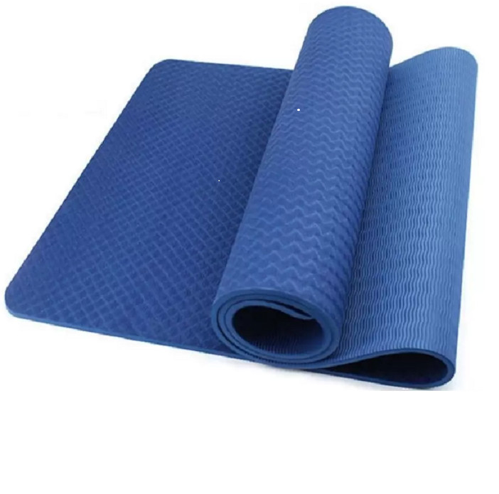 Thảm Tập Yoga Mat 6mm 1 lớp tặng kèm túi đeo chéo.