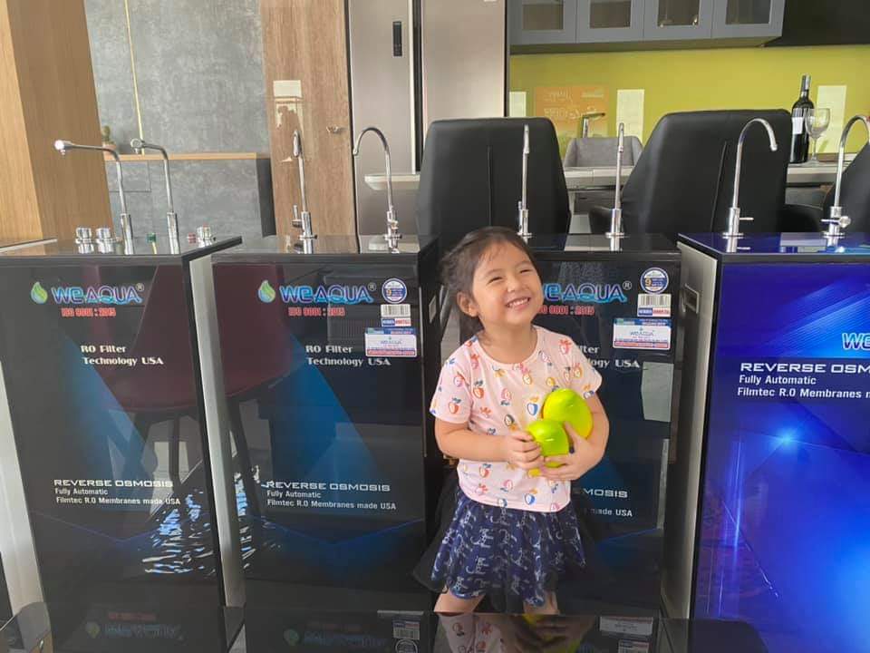 Máy lọc nước chính hãng WEAQUA 9 cấp 2 vòi nóng lạnh nguội