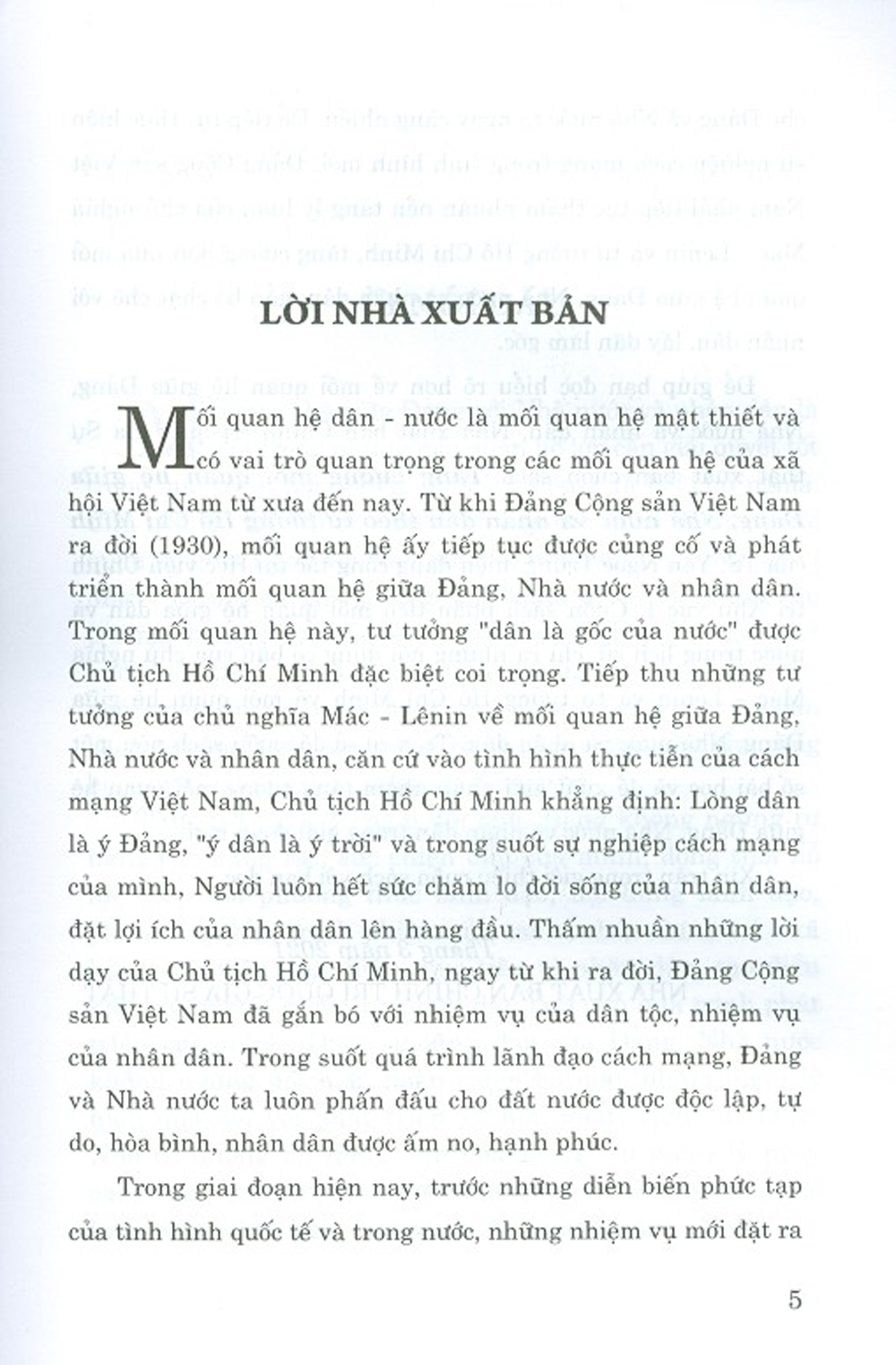 Tăng Cường Mối Quan Hệ Giữa Đảng, Nhà Nước Và Nhân Dân Theo Tư Tưởng Hồ Chí Minh