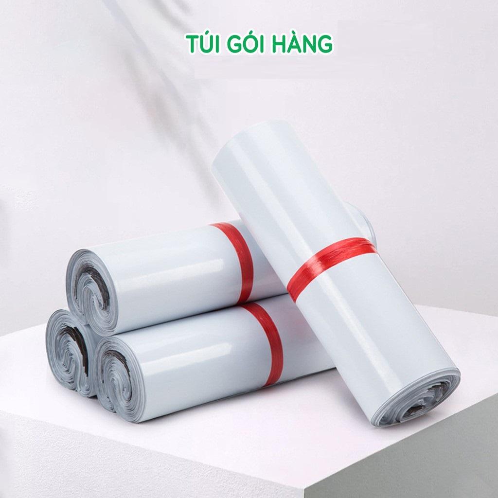 Túi gói hàng đóng hàng màu trắng loại PHỔ THÔNG size 20x30 bóng dẻo