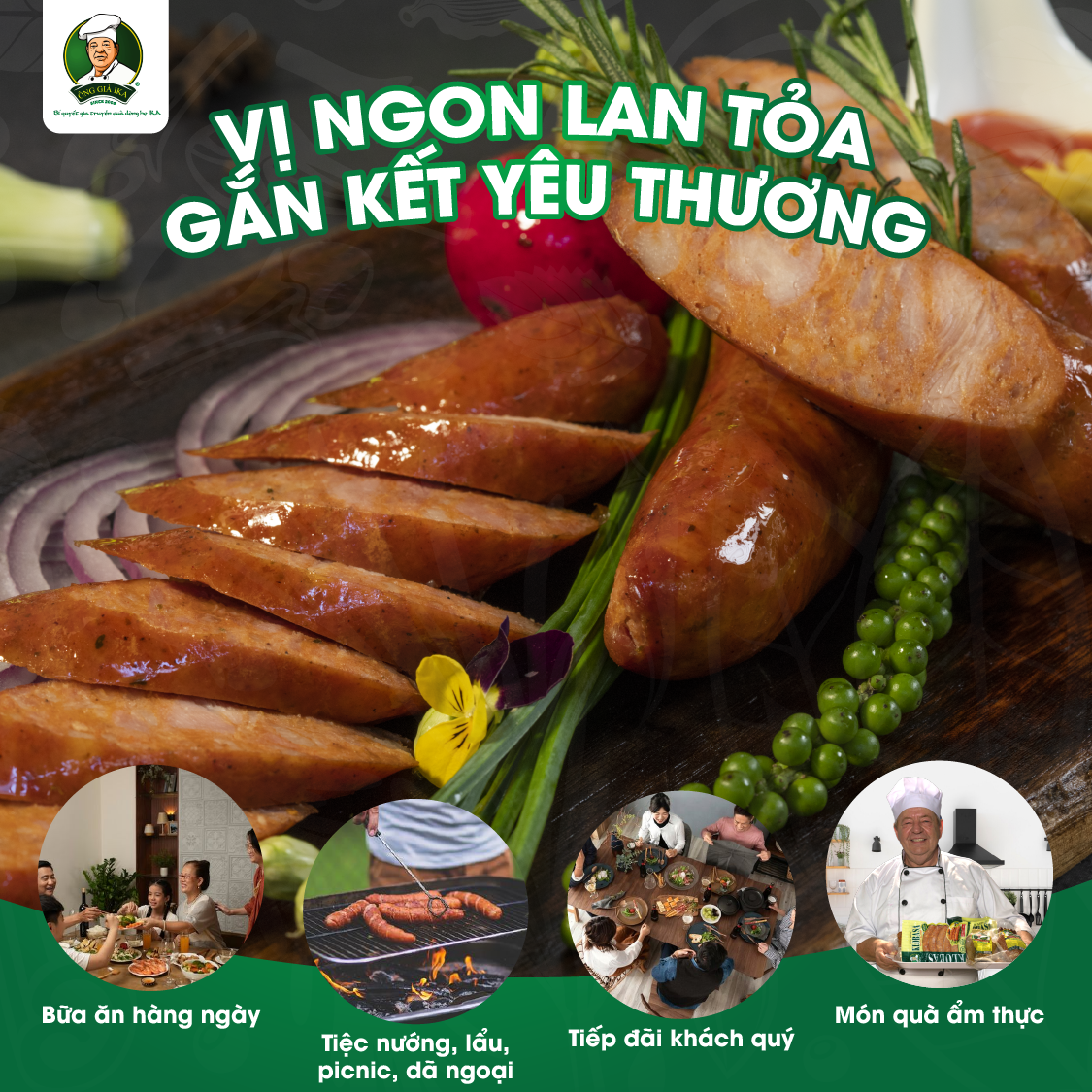 [Chỉ Giao Hà Nội] Xúc xich Klobasa 500g