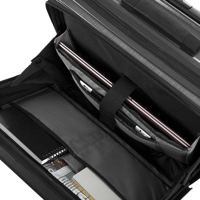 Cặp kéo Samsonite Evoa Spinner Rolling Tote - Brushed Black