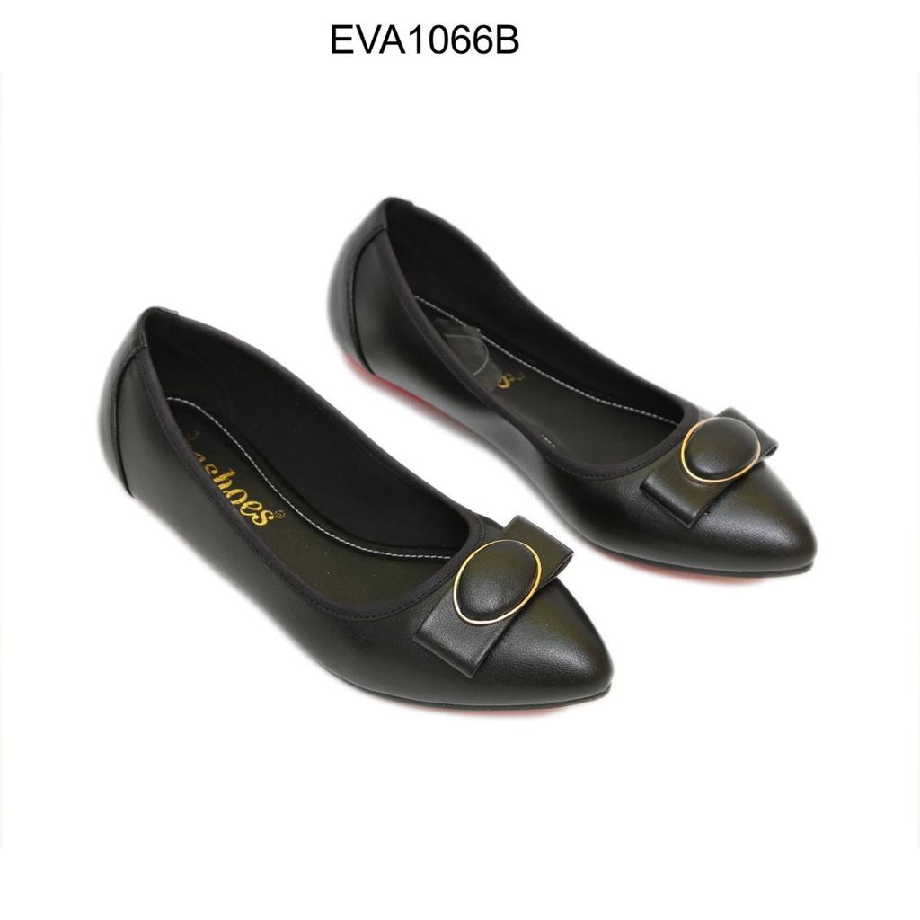 Giày búp bê mũi tròn phối nơ Evashoes - Eva1066B