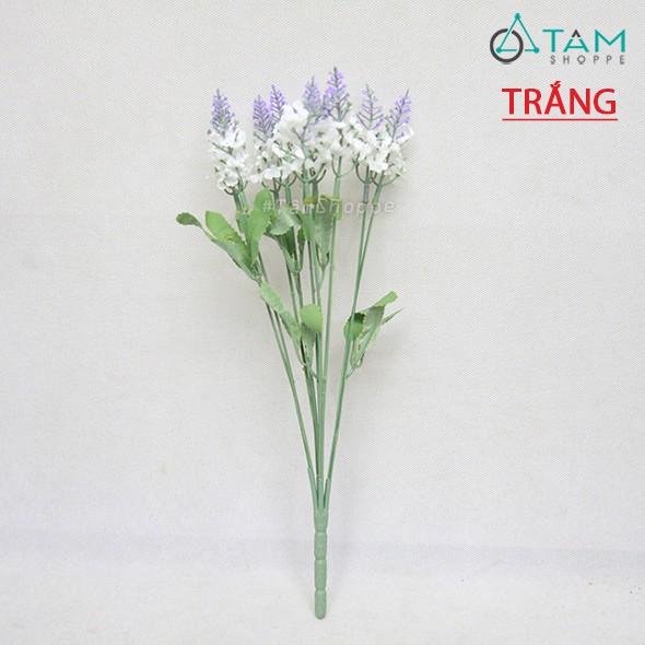 Cành hoa Lavender giả bằng vải Vintage F-CHG-98