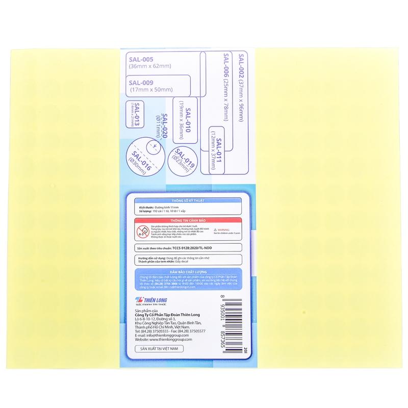 Nhãn Dính Decal SAL-016