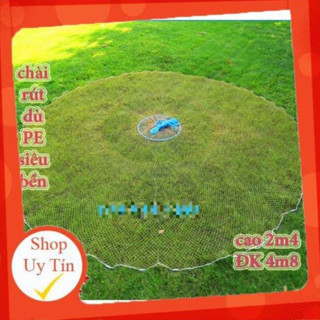 Siêu rẻ- Chài Dù Đánh Cá Chài Rút Đĩa Bay UFO Sợi Dù Thái Lan Cao Cấp Đủ Size