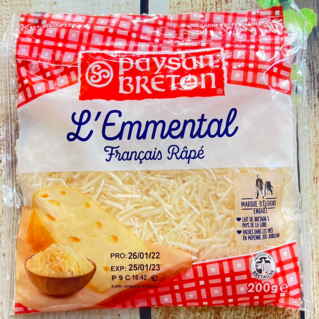 Phô mai sợi Emmental Pháp 200G