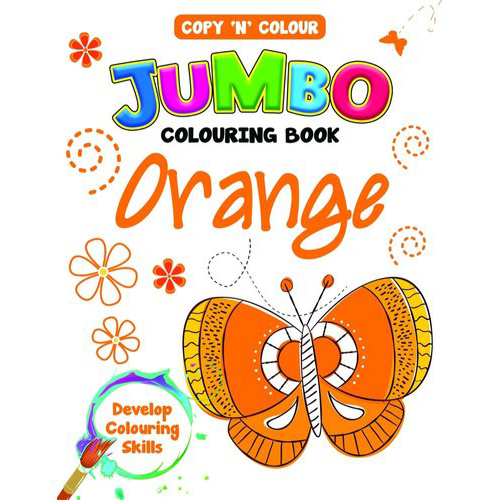 Jumbo Colouring Book: Orange