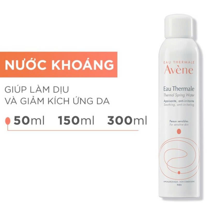 Xịt khoáng làm dịu, chống kích ứng da Avène Thermal Spring Water 300ml