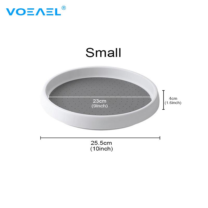 360 ° Xoay Kệ Đựng Gia Vị Nhà Tổ Chức Gia Vị Giá Đỡ Bếp Khay Chứa Giày Lười Susans Nhà Cung Cấp Cho Phòng Tắm, Tủ