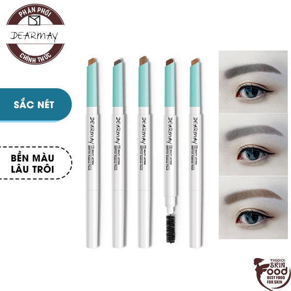 Chì kẻ mày lâu trôi, dễ kẻ Hàn Quốc Dearmay Sketch Eyebrow Pencil