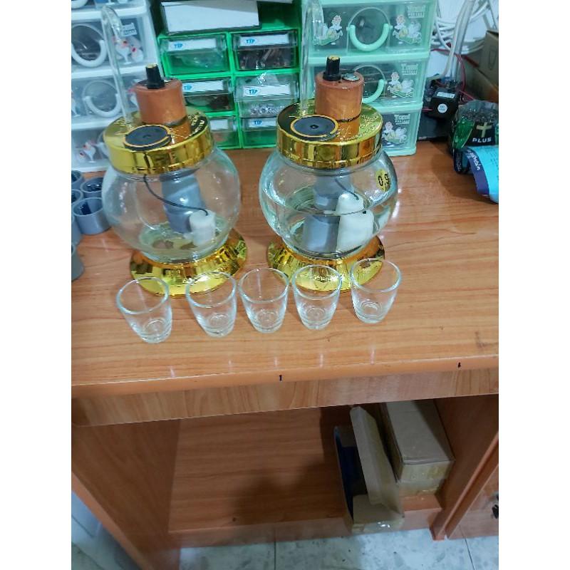 Bình rót rượuu..2 chế độ cảm biến và nút nhấn