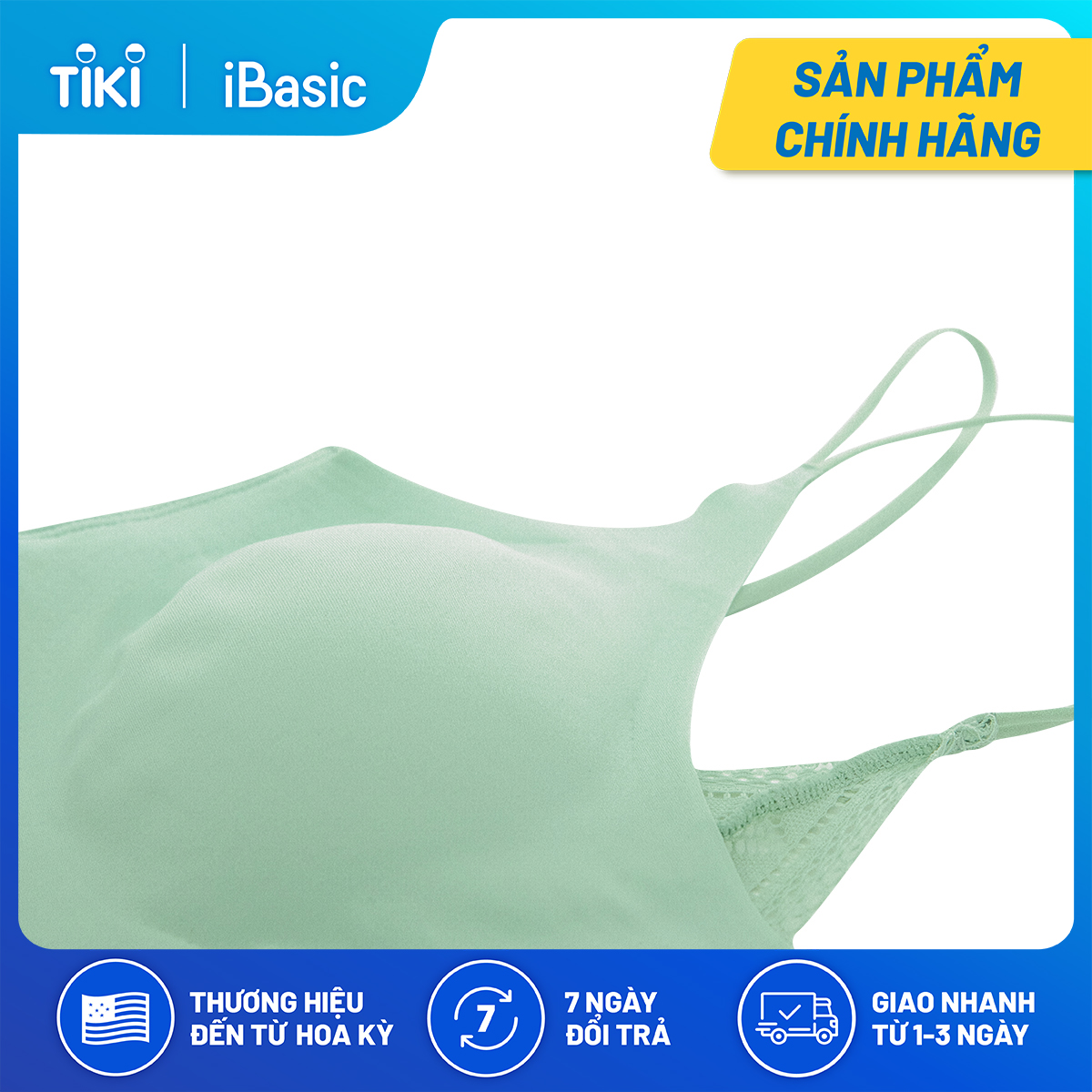 Áo bralette không gọng mút mỏng iBasic BRAW153