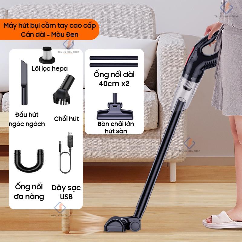 Máy hút bụi cầm tay CÔNG SUẤT LỚN 15000Pa, máy hút bụi sàn nhà, giường, ô tô không dây Vacuum Cleaner