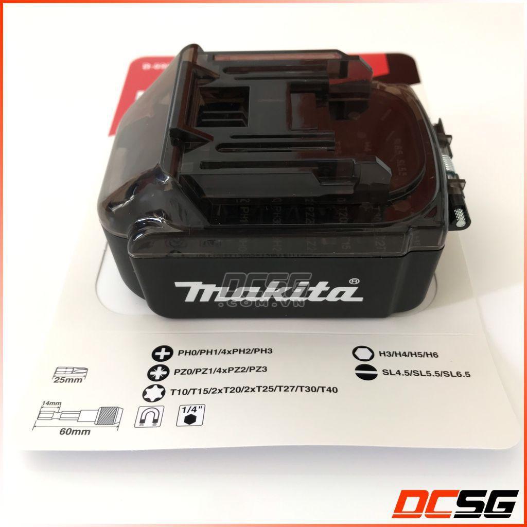 Mũi vít đựng trong hộp hình vỏ pin Makita B-69901