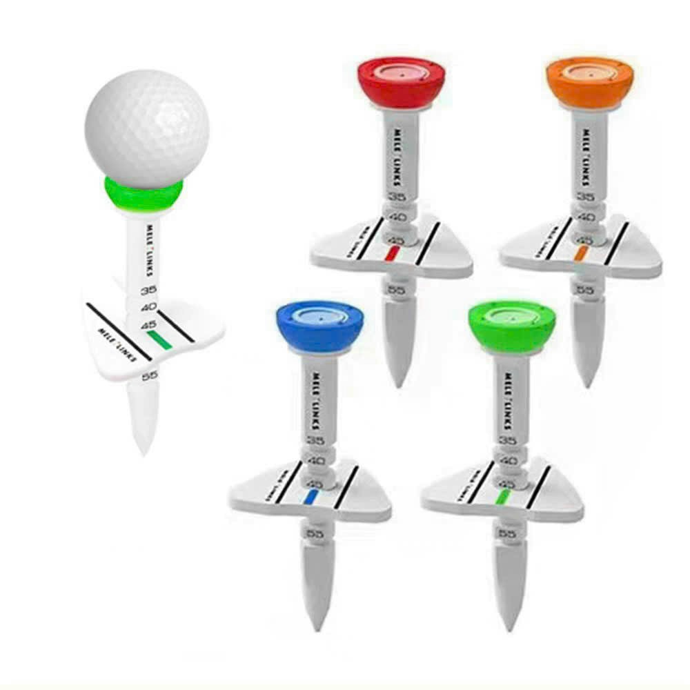 tee golf thế hệ mới, chất liệu nhựa dẻo, điều chỉnh độ cao theo ý, có vạch kẻ line