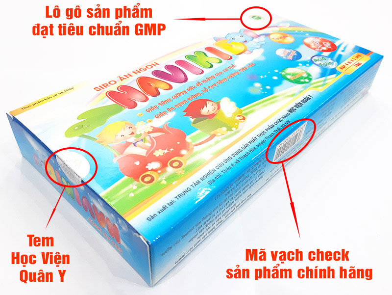 Thực phẩm chức năng Siro Navikid ăn ngon tiêu hóa tốt của học viện quân y (20 ống/ hộp)