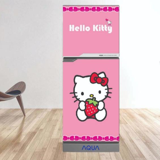 Decal trang trí tủ lạnh mẫu hello kitty 3
