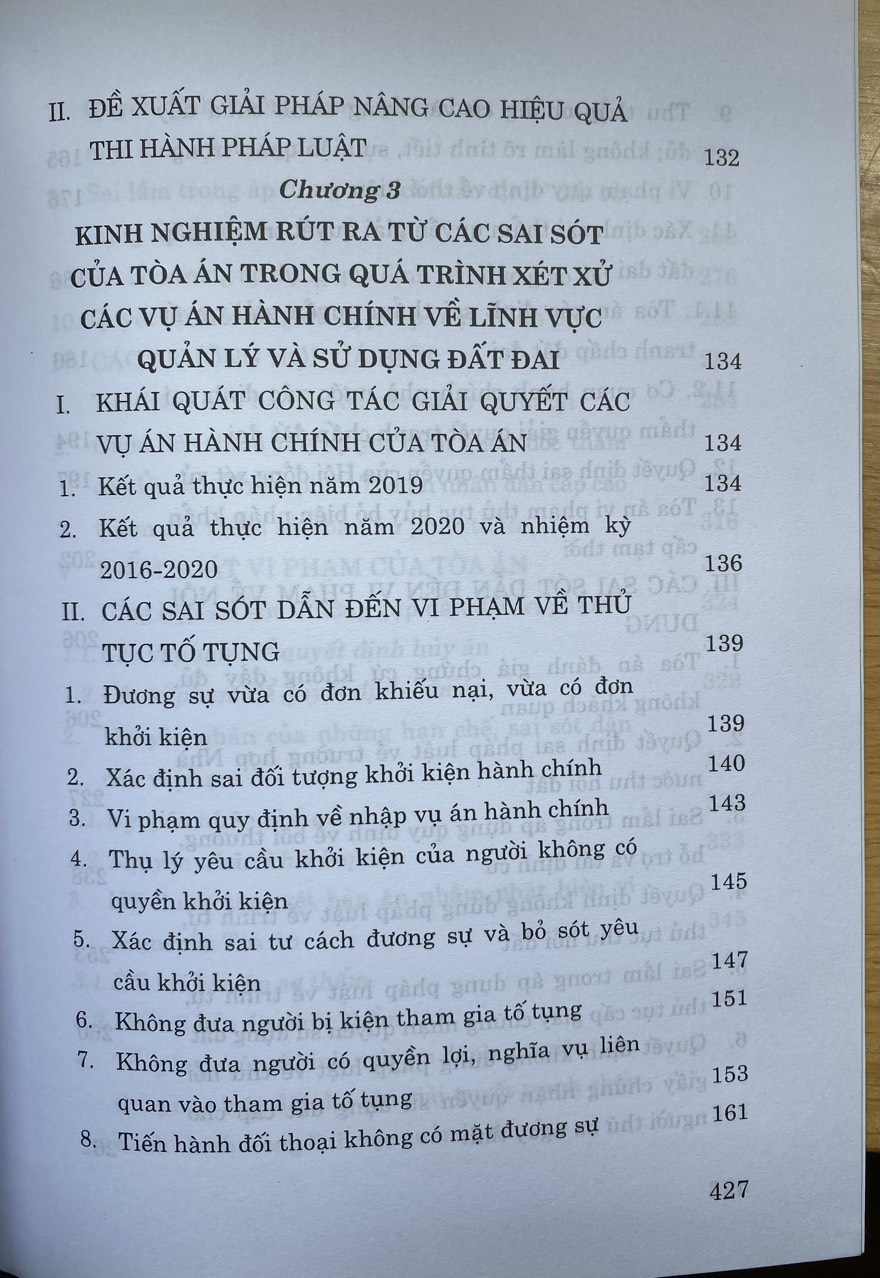 Giải quyết tranh chấp hành chính trong lĩnh vực quản lý đất đai - Phát hiện vi phạm và xử lý vướng mắc (Sách chuyên khảo)