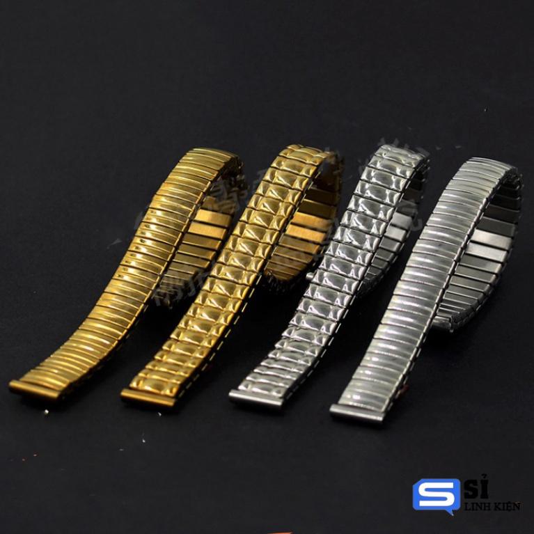Dây đồng hồ thun 20mm màu bạc
