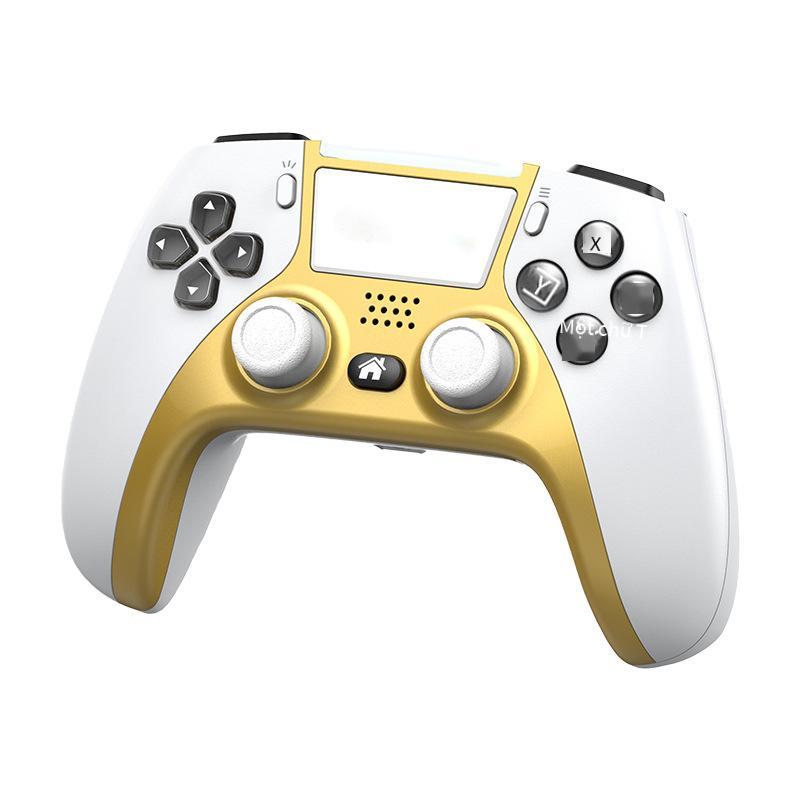 Bộ điều khiển trò chơi PS4 kiểu riêng kiểu mới nhất P4 Bộ điều khiển trò chơi không dây Bluetooth sáu trục rung kép có thể lập trình xuất hiện PS5