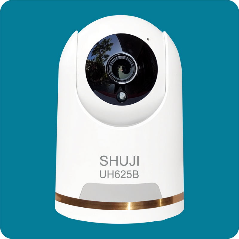 Camera Wifi không dây SHUJI UH625B - Xoay 360 độ- Báo động khi có trộm- Ghi âm và Đàm thoại 2 chiều- Hàng chính hãng được nhập khẩu chính thức bởi Cty TNHH Shuji (VN)- Bảo hành 24 tháng