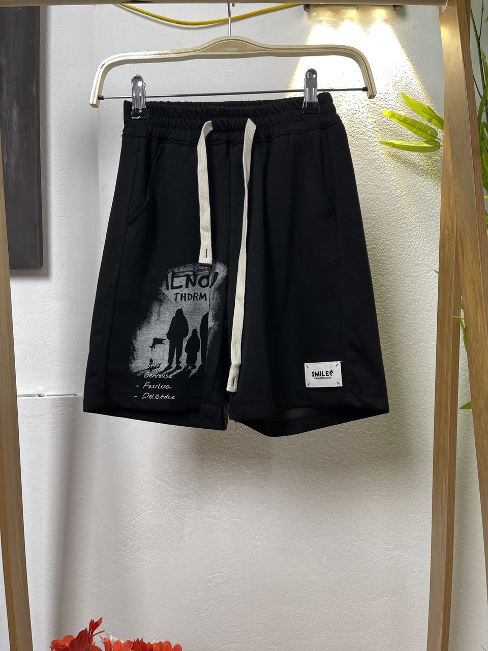 Quần short bé trai size đại 7-12 tuổi in hình số 86 vải cotton mềm co giãn kiểu dáng khỏe khắn thời trang