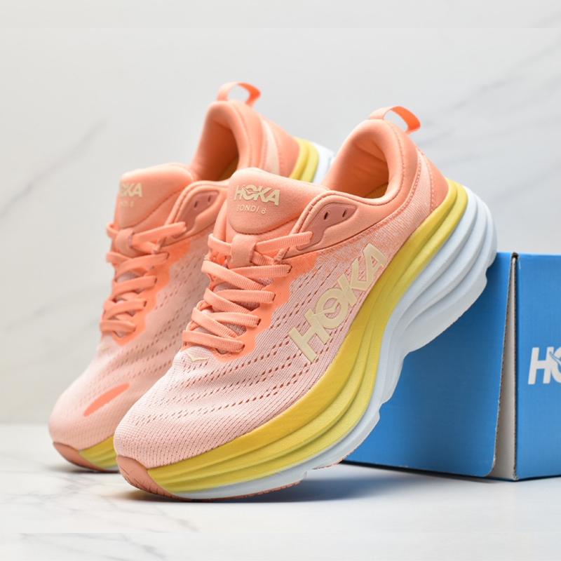 Hoka ban đầu Bondi 8 Sneakers Outdoor Rune Color: Grey blue Shoe Size: 36
