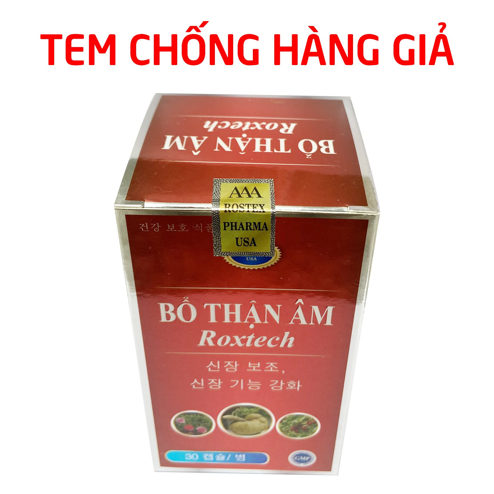 Bổ Thận Âm Roxtech giảm triệu chứng do thận âm suy kém ở nam và nữ - 30 viên