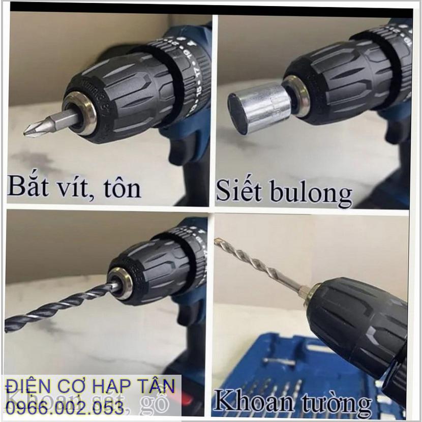Máy khoan pin 72v dwalt bộ kèm 24 phụ kiện 3 chức năng