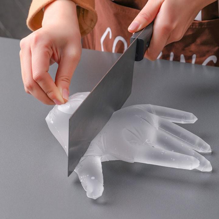 ( Hộp 100 cái ) Găng tay VictoriaBay găng tay cao su làm bếp vệ sinh siêu dai chất liệu TPE