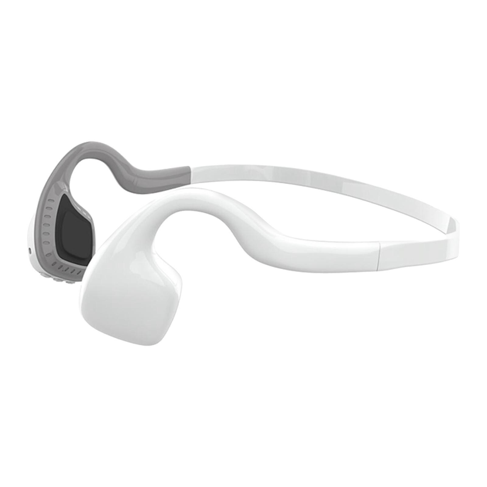 Bluetooth Headset Bone Conduction Headphones for Sports Running Cycling Grey