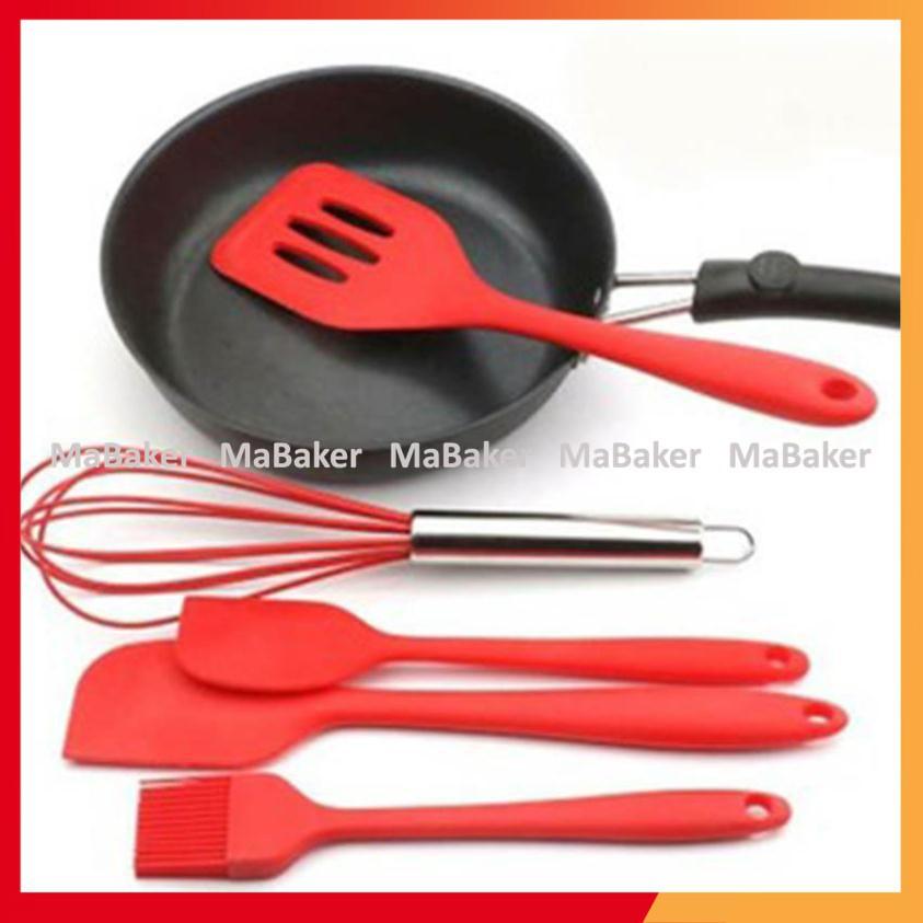 Bộ dụng cụ làm bánh 5 món chất liệu silicone cao cấp - MaBaker